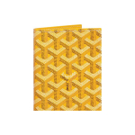 GOYARD Grenelle Y-kujulise mustriga karbikujuline nahast kaarditasku ja passikott v&auml;ikese suurusega unisex kollane Shopping Bag Set(Basic Set+Shopping Bag) kollane