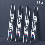 4 tk L&auml;bipaistvad Auto Ukse&auml;&auml;re Kaitsekleebised Kokkup&otilde;rkevastane Riba BMW M Sport M1 M3 M4 M5 M6 E90 F30 F10 E87 X3 X4 X5 X6 jaoks 4PCS