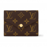 LOUIS VUITTON Victorine logotr&uuml;kiga kl&otilde;pskinnitusega viktoriaanlik kaetud l&otilde;uendist ja nahast rahakott naistele roosakasroosa Basic Set (Bag + Dust Bag) roosa punane v&auml;rv