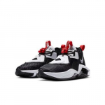 Nike LeBron Soldier 14 GS Bred CN8689-002 EU 36.5 valge/must