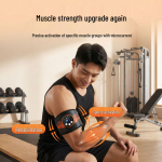 Nutikas EMS-k&auml;temasseerija lihaste kasvatamiseks ja fitnessiks Two sets for both arms oranž