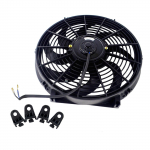14 tolline Universaalne &Otilde;huke Ventilaator Push Pull Elektriline Radiaator 12V 90W Kinnituskomplekt RADIAATORI VENTILAATOR One Size must