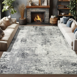 Elutoa vaibad Pehme Suur Moodne Abstraktne Vaip, Boho Vintage Masinpestav Libisemiskindel Vaip, Madala Karvaga Vaibad 183x275cm
