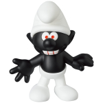 UDF THE SMURFS SEERIA 2 VIHANE SMURF MUST Vihane Smurf umbes 77mm valmis kujuke Must, pikk, mitteskaalal, v&auml;rvitud,