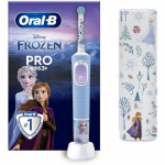 Oral-B Pro Kids3+ Laste elektriline hambaharja komplekt Lumekuninganna, Disney, 1 reisi&uuml;mbris, 1 pehme harjapea