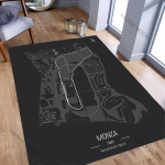 2025 F1 Vormel 1 Mootorispordi Raja Teemaline Vaip Uus V&auml;ljalase! Magamistuba Elutuba Diivan M&auml;ngutuba Vaip V&otilde;idus&otilde;iduarmastaja Matt Suurep&auml;rane Kingitus 100cm x 150cm