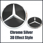 OE stiilis esiv&otilde;re kroomitud t&auml;he embleemi ja h&otilde;bedase m&auml;rgiga, sobib Mercedes Benz ML-klassile W166 2012-2015 ML250 ML350 ML400 ML500 ML550