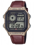 Casio Uni Analoog Kvartsikell Rihmaga AE-1200WHL-5AVEF