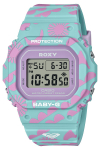 Casio ROXY koost&ouml;&ouml; Valmistatud biomassist Roheline x Roosa Baby-G k&auml;ekell, Mudel, Plastik, BGD-565RX-2JR, Naiste, roheline