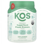 KOS, Orgaaniline Supertoidu Taimne Valgupulber, Maitsestamata ja Magustamata, 1,5 naela (680 g)