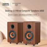 Lenovo A800 Retro Puidust USB Juhtmega Lauaarvuti K&otilde;larid CN pistikuga (adapter kaasas)