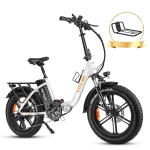 Vitilan U7 Elektrijalgratas 750W Mootor Topeltketaspidurid 48V 20AH Kokkupandav T&auml;iskasvanute Elektrijalgratas Maksimaalne Koormus 150Kg must
