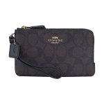 Coach Nurga T&otilde;mblukuga Kahe T&otilde;mblukuga Rahakott Mini Naiste Rahakott Must Pruun 87591-IMAA8 Basic Set (Bag+Dust Bag)