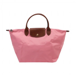 Longchamp Le Pliage Original Logo Kuldne Riistvara Nailonist Tassikott Keskmine Naiste tassikotid Cotton-Candy-Pink 1623089P92 Basic Set (Bag)