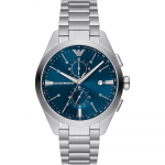 Emporio Armani Claudio Sinine Roostevabast Terasest Meeste Kvarts Kronograaf AR11541 sinine