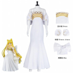 Sailor Moon serenity cosplay kost&uuml;&uuml;m, halloweeni cosplay p&auml;ev serenity cosplay seelik XS