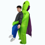 T&auml;ispuhutav Halloweeni tulnuka kummituse kallistav kost&uuml;&uuml;m rollim&auml;nguks ja peo l&otilde;bustamiseks Child 120-140CM green