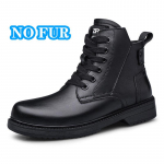 Ehtsast nahast meeste mootorrattasaapad Uus saabumine Soojad pl&uuml;&uuml;sist karusnahast talvesaapad Moodsad mootorratta pahkluusaapad Luksuslikud lumesaapad 37