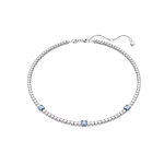 Swarovski Matrix Tennis Reguleeritav Dekoratiivne Ruudukujuline Tsirkooniumiga Kaetud Valge Kullaga Kaelakee Naiste kaelakee H&otilde;be 5666167 Box (Random Color) white