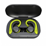 20 Tundi M&auml;nguaega Ujumiskindel Bluetooth-k&otilde;rvaklapp Kahekordne Kandmisstiil Spordi Traadita Peakomplekt TWS IPX7 K&otilde;rvaklapid Stereo roheline