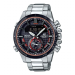 Casio Meeste roostevabast terasest 100M veekindel kvartsikell ECB-800DB-1A must