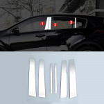 For Kia Sportage QL 2015-2019 Decorate Accessories Kroomitud akna samba riba katte trimmimine roostevabast terasest kesksammaste kleebis