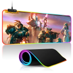 World Of Warcraft Sylvanas Windrunner   Hiirematt RPG 40x90cm Hiirematt M&auml;ngurihiirematid LED-klaviatuurimattid Helendavad Lauapadjad RGB600x300x3mm black