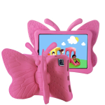 Kaitse&uuml;mbris IPad A16 11. p&otilde;lvkonna Air Pro 11 2026 2025 2024 2018-2022 10.9 10. p&otilde;lvkonna Air 5 4 3 2 1 Pro 10.5 9.7 Mini A17Pro 6 liblika&uuml;mbrisega iPad Mini 6 2021 roosa punane v&auml;rv