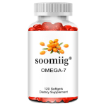 Orgaaniline astelpaju&otilde;li segu 1000 mg, Omega-3 7 9, Toidulisand 120 Capsules white