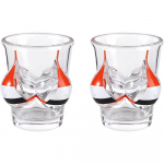 6tk K&uuml;lmavahelus Klaasid Bikiini Rind 3D K&uuml;lmavahelus Klaas Naljakas Kehakuju Veiniklaasid L&auml;bipaistev 55ml Joogiklaasid Klaasn&otilde;ud Klaas Kokteili Viski Klaas 6pcs