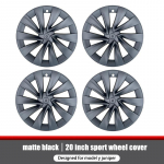 4 tk rattakatted Tesla Model Y Juniper 20-tollisele veljele Performance Asendus Helix 2.0 T&auml;isvelje Tarvikud 2025 2026 For Tesla matt must v&auml;rv