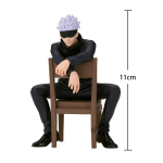 Anime JJK Kuju Satoru Gojo Satoru istuv tegevuskuju Gojo Puhkeaeg Istuv asend Tuleb koos taburetiga PVC mudel kingitused 11cm 11cm