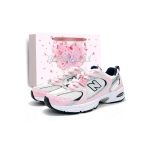 New Balance NB 530 Kangast libisemisvastased k&otilde;rgust suurendavad madalad jooksujalatsid Unisex H&otilde;be Roosa MR530SG(Team1962-LD) 37.5 white