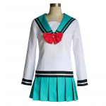 Saiki K: Katastroofilise elu kost&uuml;&uuml;m - Saiki Kusuo & Kokomi Anime Meremehe vormi Cosplay riietus. XXXL