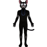 Halloween 99 &Ouml;&ouml;d Hirvekoletis Jumpsuit - Laste Nahkhiire ja &Ouml;&ouml;kulli Cosplay Kost&uuml;&uuml;m Adult 160 black