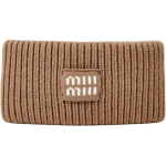 Miu Miu Logo Peapael Naiste aksessuaarid Pruun 903722 F,Brown beige