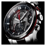 CASIO EDIFICE seeria P&auml;ikesej&otilde;ul t&ouml;&ouml;tav kuuejaamaline raadiolaine intelligentne operatsioonis&uuml;steem Kolm silma ja kuus k&auml;tt kuup&auml;eva n&auml;it Quartz Ste EQW-A1200DB-1A must