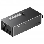 AOOSTAR AG01 eGPU dokk Oculink pordiga, sisseehitatud 800W toiteplokk, lai &uuml;hilduvus, toetab TGX liidest, kuumvahetus, EL pistik NO RAM NO SSD must