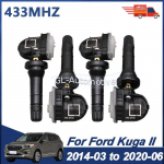 4 tk Rehvir&otilde;hu j&auml;lgimise andur Ford Kuga II 2014-2020 jaoks TPMS andur EV6T-1A180-CB EV6T-1A180-CC EV6T-1A180-CE 433MHz For Ford Kuga II