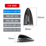 Ehtne s&uuml;sinikkiust sepistatud haiuimeantenni kate BMW M2 M3 M4 123457 seeriale X1 X3 F22 F30 F34 F80 F87 F32 F36 F82 G11 G20 G30 jaoks Model A-183