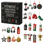 J&otilde;ulude ettelugemis kalender 2D akr&uuml;&uuml;lkaunistus 24 p&auml;eva Fitness varustus J&otilde;ulukaunistused talvep&uuml;hade peoks Kodu j&otilde;usaal