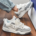 Kevadised meeste vabaaja mugavad spordijalatsid mitmek&uuml;lgsed paksude talladega Retro kulumiskindlad kingad 46 gray