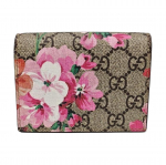 [Kasutatud] GG Blooms Logo T&otilde;mblukuga Kahekordse Voldi Klapprahakott - Suurep&auml;rane #1W21508 ONE SIZE