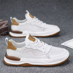 Meeste vabaajajalatsid Uue disainiga jalan&otilde;ud Mood Mugavad hingavad jooksujalatsid Kerged sport, kulumiskindlad Zapatillas Hombre 39 valge