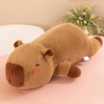 45cm-65cm Kawaii Multikas Hiiglaslik Triibuline Kapibaara Palus Nukk Padi Lamav Pruun Oranž Tiivad Loov Kapibaara Palus M&auml;nguasi Kodu Kaunistus 45cm valge