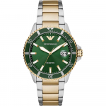 Emporio Armani AR80063 Kahev&auml;rviline Meeste K&auml;ekell 42mm kuld