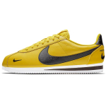 Nike Classic Cortez Nahkpolsterdus Libisemisvastane Polsterdus Libisemisvastane Madal L&otilde;ige Maratonijooksukingad Meeste 807480-700 45.5 must/kollane