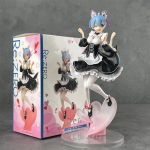 22cm Re:Elu teises maailmas nullist Anime lisatarvik Rem Neiu riietus Tegevuskuju Mudel M&auml;nguasi Kingitus 22.5cm gray