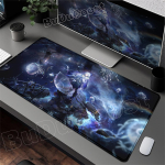 Uus Arknights Kawaii T&uuml;druk Mouse Pad Armas Anime M&auml;nguri Mousepad XXL Suur Lauamatt Naturaalne Kumm Libisemisvastane Pehme Arvutilaua Matt 600x300x2mm gray