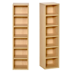 2-osaline p&uuml;stine riiul CD-DVD hoiukapp 6 + 6 sektsiooniga Dim. 21L x 19S x 88K cm Max. Mahutavus 160 CD-d P&ouml;&ouml;gipuu V&auml;rvi 21 x 19 x 88 cm beež
